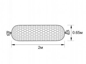 Габион ГСИ-Ц-2,0х0,65-С80-2,7-Ц