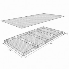 Габион ГСИ-М-4,0х2,0х0,17-С80-3,0/4,0-ЦП